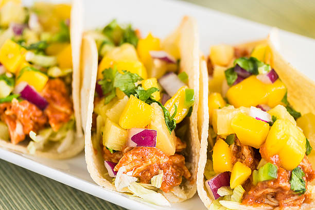 Hawaiian BBQ Chicken Tacos