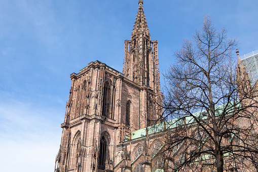 Strasbourg Cathedral or the Cathedral of Our Lady of Strasbourg is an outstanding masterpiece of Gothic architecture