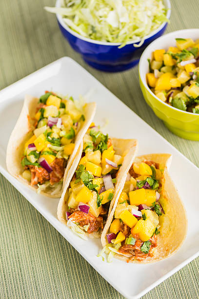 istock Hawaiian BBQ Chicken Tacos 180421609