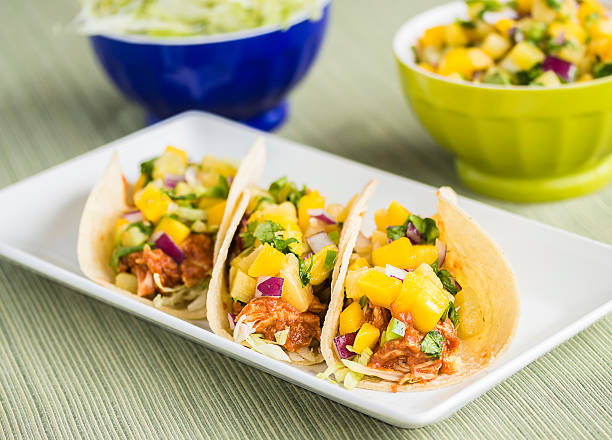 istock Hawaiian BBQ Chicken Tacos 180421619