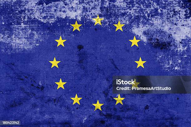 Grunge Flagge Der Europäischen Union Stockfoto und mehr Bilder von Abstrakt - Abstrakt, Alt, Altertümlich