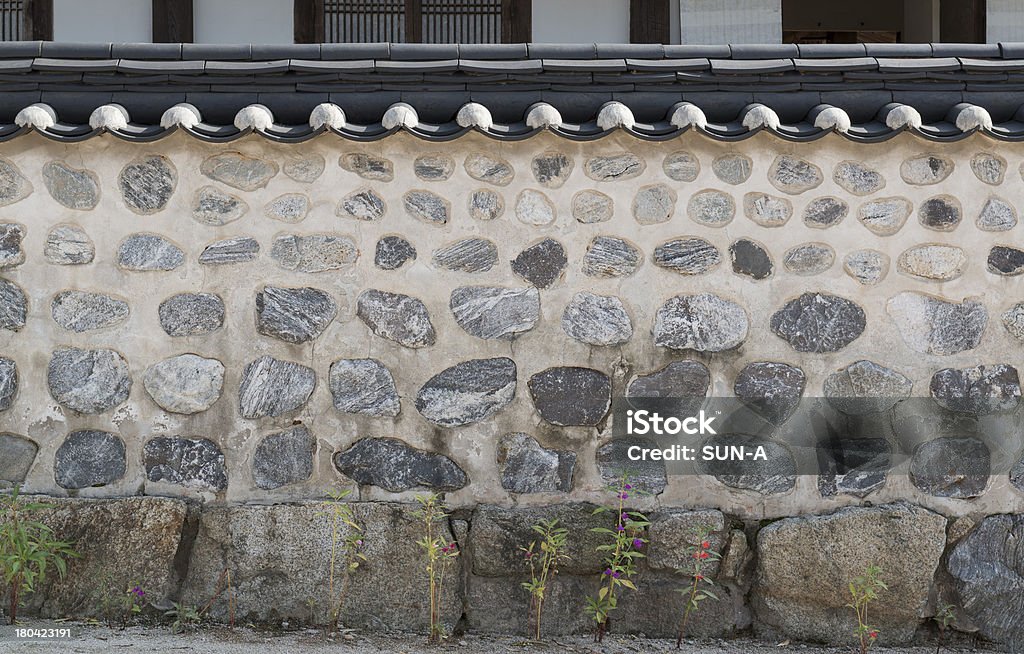 Korea traditionelle wall - Lizenzfrei Abstrakt Stock-Foto