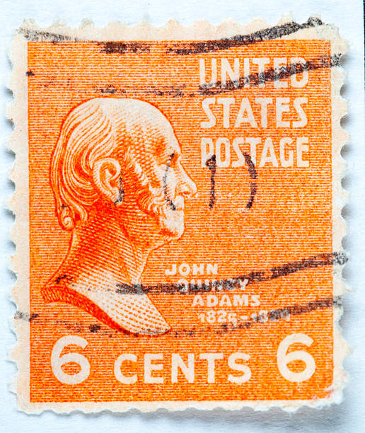 istock President John Quincy Adams Postage Stamp 180425457