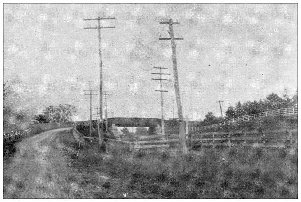 istock Antique image of Hampden County, Massachusetts: Dry Bridge 1804282199