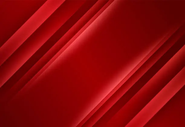 Vector illustration of Modern red gradient abstract background