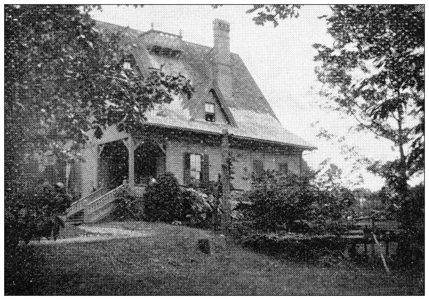 istock Antique image of Hampden County, Massachusetts: Residence of E.C. Gardner 1804287991