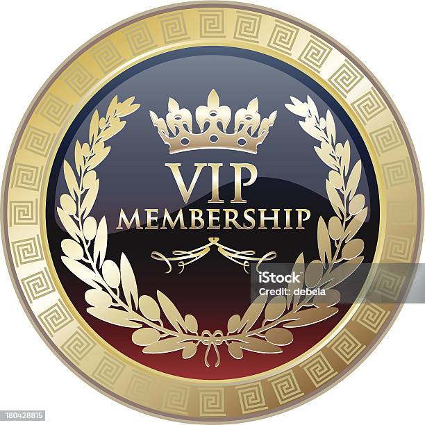 Membre Vip Médaille Dor Vecteurs libres de droits et plus d'images vectorielles de Groupe organisé - Groupe organisé, Première classe, Être célèbre