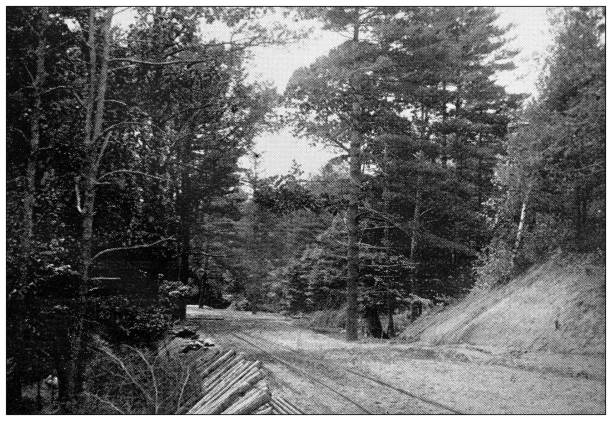istock Antique image of Hampden County, Massachusetts: Railway, Atwater Ravine 1804291168