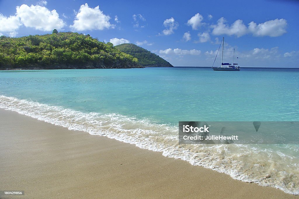 Caribenha de St. Thomas, Ilhas Virgens dos EUA - Foto de stock de Areia royalty-free