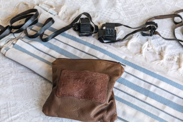 istock Pair of Tefillin and Tallit 1804300188