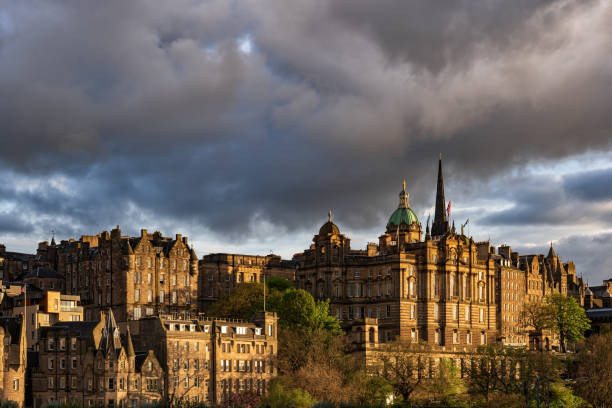 istock Old Town of Edinburgh at Sunset 1804309856