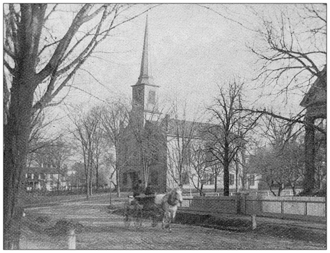 Antique image of Hampden County, Massachusetts: Second Congregational Church