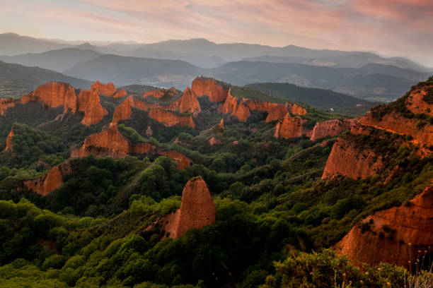 istock Sunset in the old mines, in warm tones 1804318549