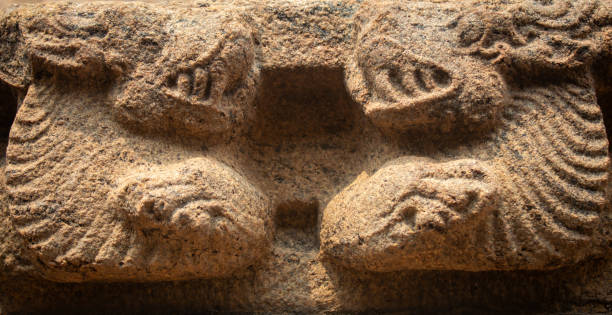 istock Yaazhi, a mythological creature seen in Thanjavur Big Temple(also referred as the Thanjai Periya Kovil in tamil language). 1804319059