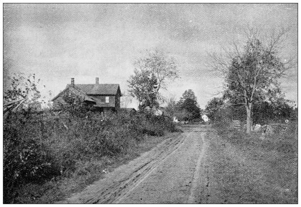 istock Antique image of Hampden County, Massachusetts: Ludlow 1804323420