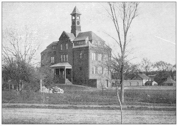 istock Antique image of Hampden County, Massachusetts: Jenksville School 1804324503