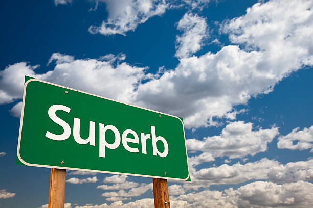istock Superb Green Road Sign with Sky 180433190