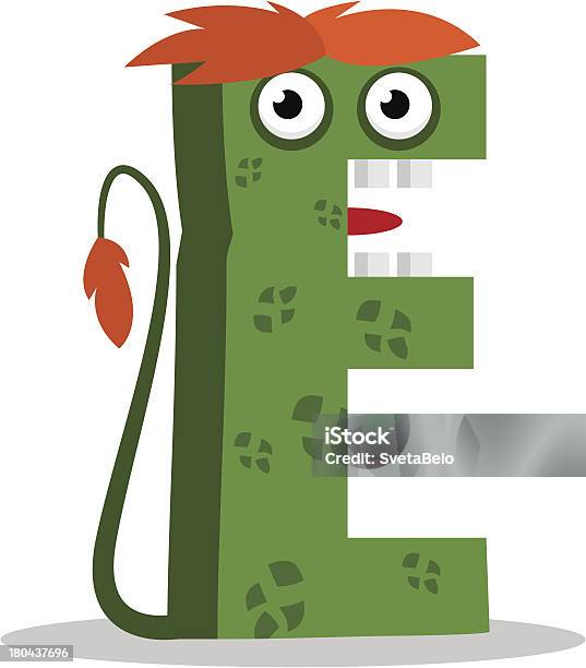 Buchstabe E Monster Vectorial Illustrationen Stock Vektor Art und mehr Bilder von Akademisches Lernen - Akademisches Lernen, Alphabet, Alphabetische Reihenfolge