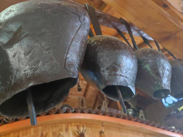 istock Traditional Bulgarian wrought iron bells 1804394143