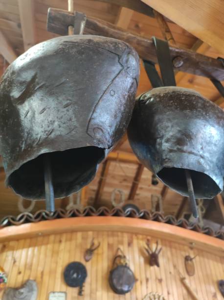 istock Traditional Bulgarian wrought iron bells 1804394149