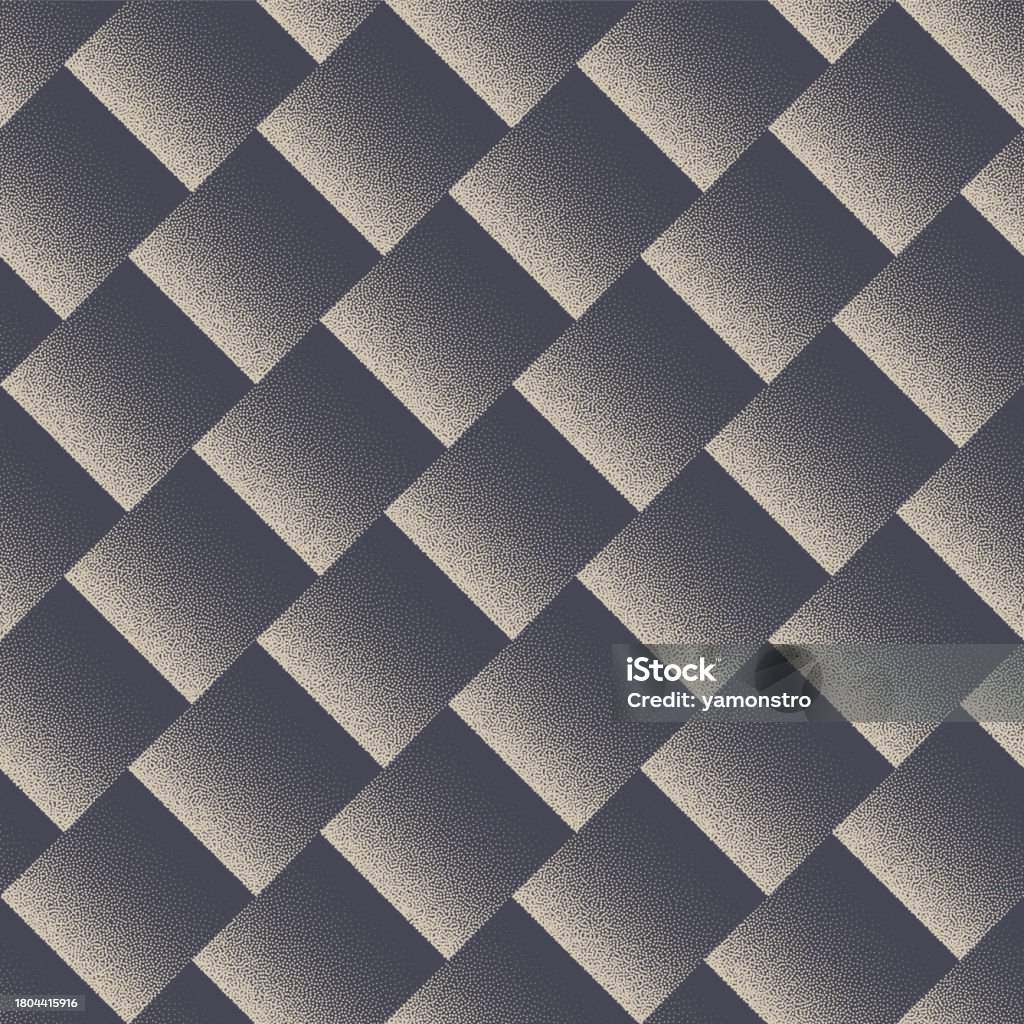 Angled Layered Structure Dynamic Seamless Pattern Vector Dot Work ...