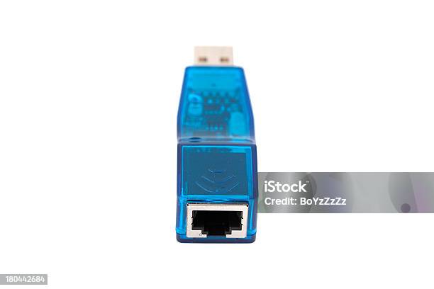 Usb Porta Di Rete - Fotografie stock e altre immagini di Attrezzatura - Attrezzatura, Composizione orizzontale, Computer