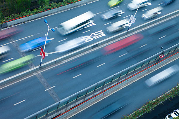 istock traffic with blur motion car 180443243