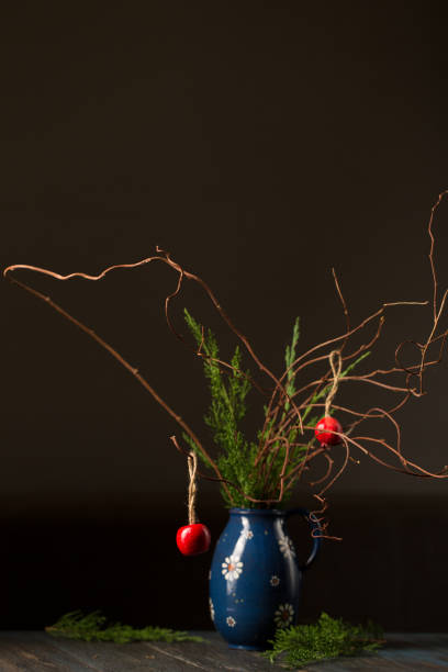 istock A minimalist ecological bouquet for decorating the room for Christmas 1804488966