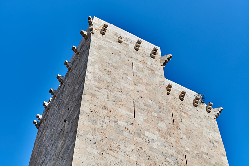 Tedeschina Tower. Castello District. Cagliari. Sardinia island. Italy.