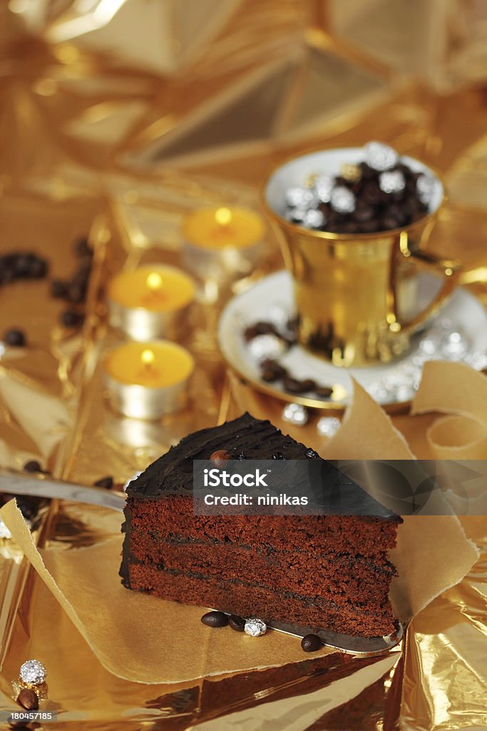 Bolo de Chocolate - Royalty-free Amarelo Foto de stock