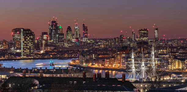 istock London skyline night, UK 1804581963