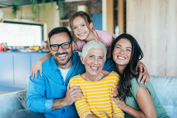 istock Happy family portrait 1804585323