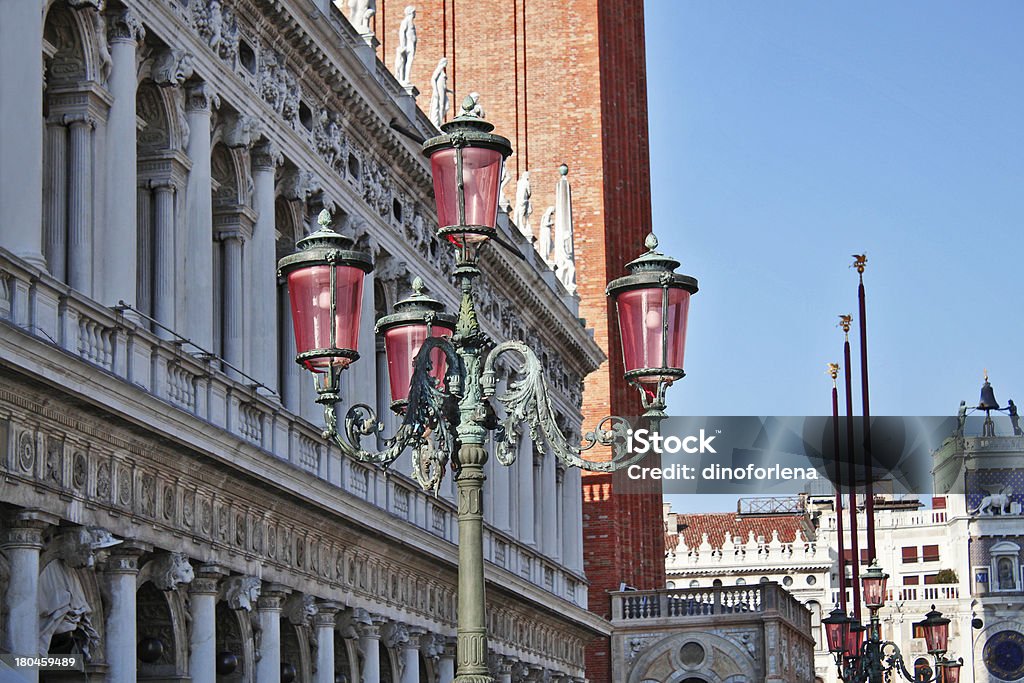 Luzes de rua em Veneza - Royalty-free Antigo Foto de stock