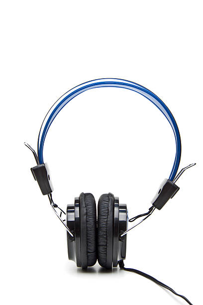 istock Wireless headphones isolated on white close up 180459816
