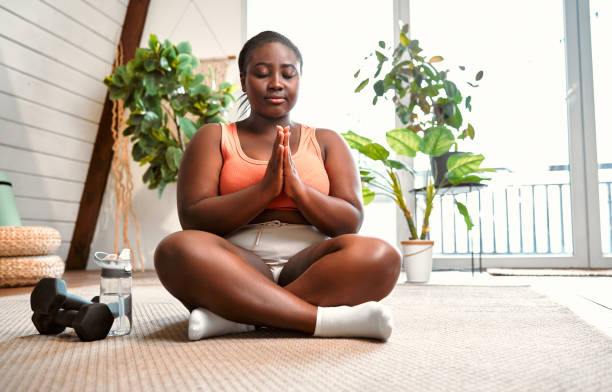 istock Yoga for health. 1804600167