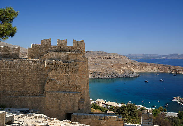 istock Linods Acropolis on Rhodos Ancient Archeological site, Greece 180460286