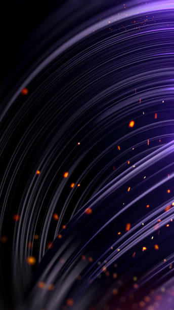 istock Futuristic technology, digital wavy background, Color glowing neon energy lightning. Abstract network background. Global Communications and Big Data technology 1804637429