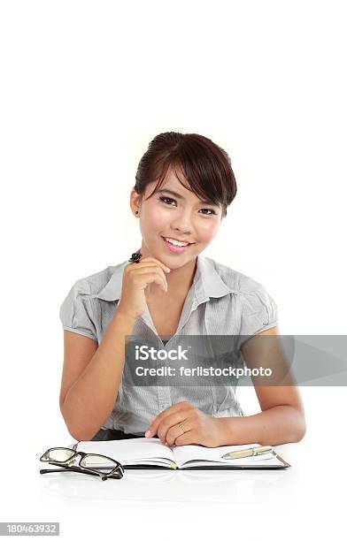 Business Woman Waiting For Client Stock Photo - Download Image Now - Adult, Adults Only, Asian and Indian Ethnicities