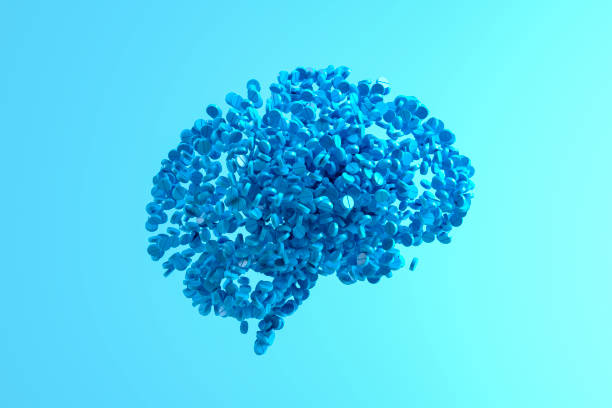 istock Brain full of pills, mental health background 1804643292