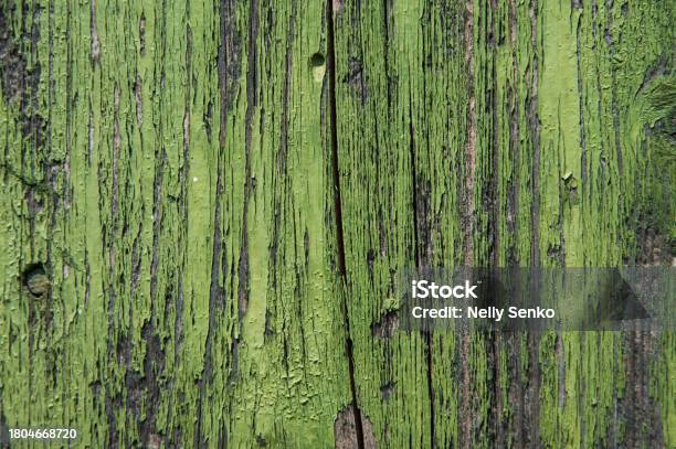 Close Up Old Texture Wooden Green Background Stock Photo - Download Image Now - Abstract, Aging Process, Ancient
