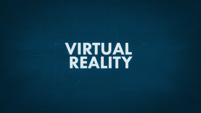 Virtual reality concept background