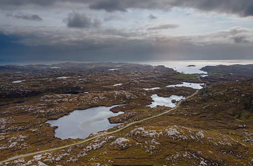 Aerial Photo - the Isle of Lewis and Harris Lochs