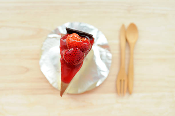 Strawberry Cheesecake stock photo