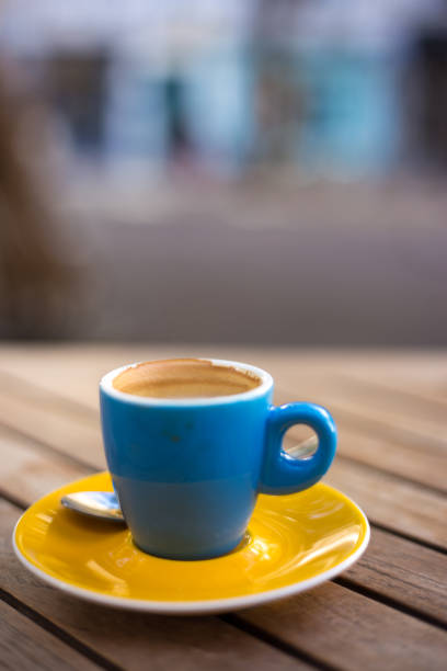 istock Paris, France: Pretty Mis-Matched Espresso Cup and Saucer 1804743042