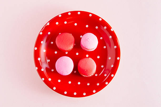 Retro Macaroons stock photo