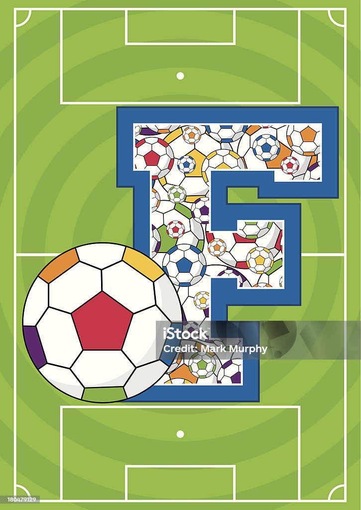 サッカーサッカー使用説明書 F - 5人制サッカーのロイヤリティフリーベクトルアート