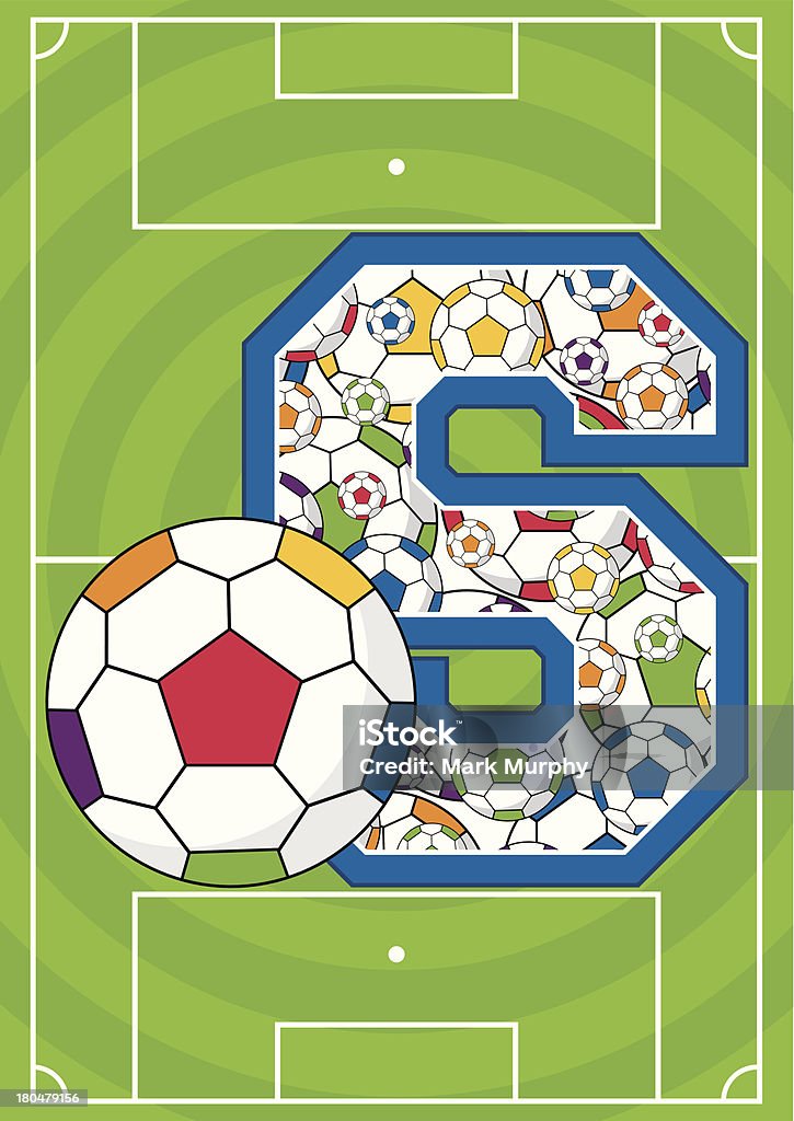 Soccer Football apprentissage Lettre S - clipart vectoriel de Apprentissage libre de droits