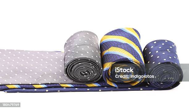 Three Multicolored Tie Stock Photo - Download Image Now - Abandoned, Backgrounds, Blue
