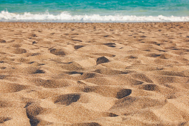sea, sand and dunes stock photo