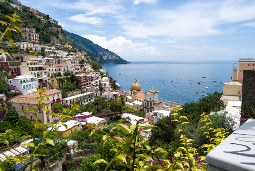 A Panoramic view of Positano. Italy.